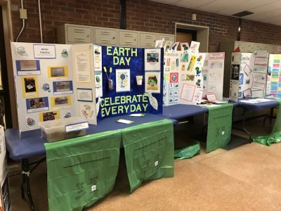 Zoller elementary Earth Day vision boards
